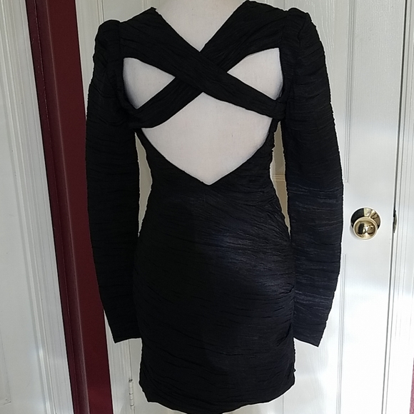 Free People Sexy Lace Plunge Crossback Dress 4 - Picture 3 of 5